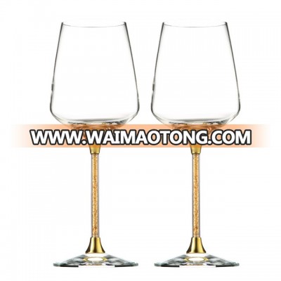 Welcome Custom Logo Red Wine Glass For Wedding Glassware