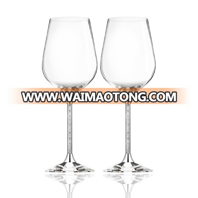 Crystal Red Wine Glasses SGS Transparent Personalized Wine Glass Germany Stemware Design