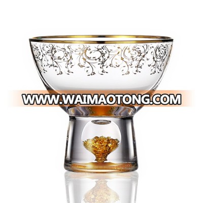 Tasteful Glass Dessert Cup Crystal Ice Cream Glass