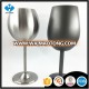 BPA Free Stainless Steel Wine Glass With Long Stem, Set Of 2 ,Unbreakable, Shatterproof Metal Drinking Tumblers